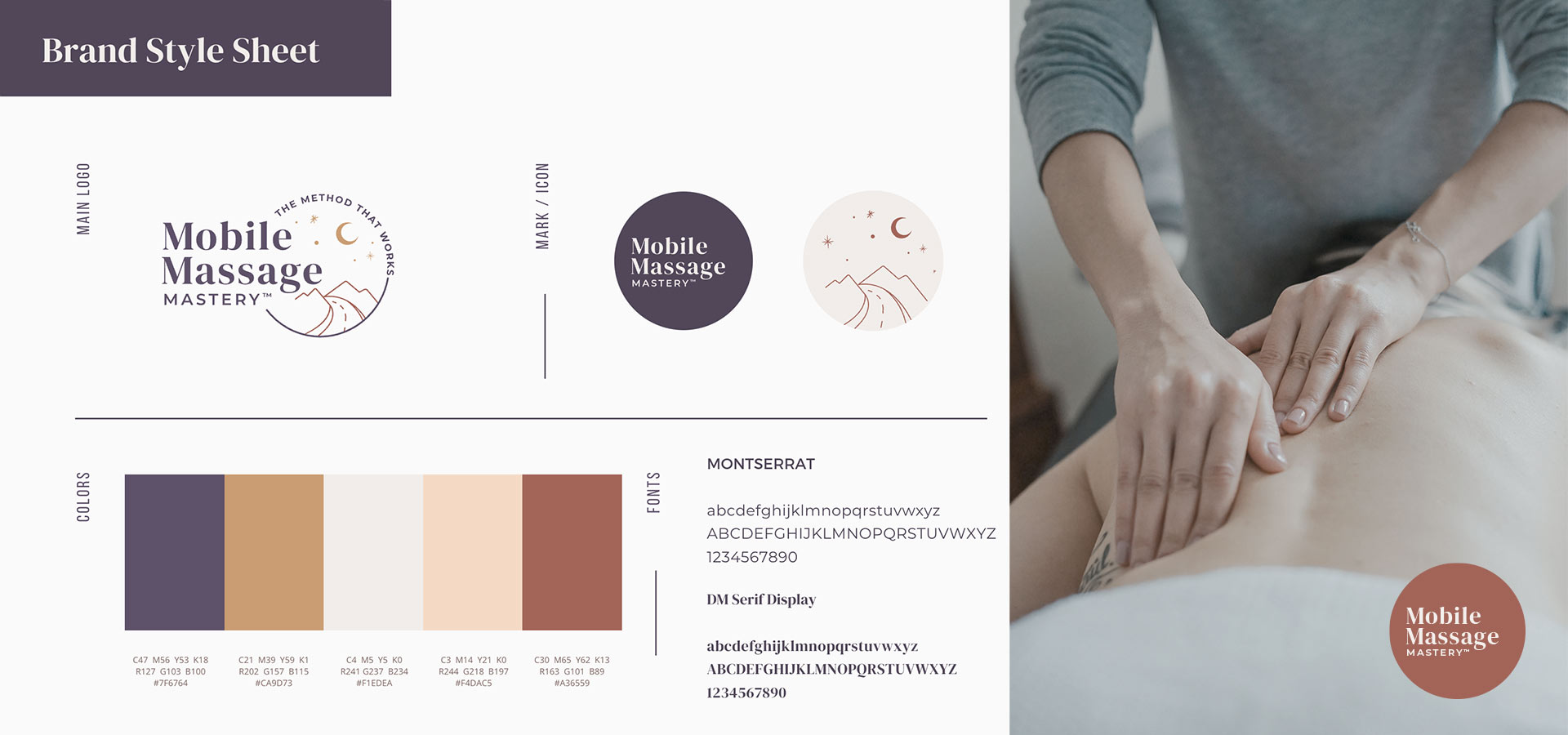 Brand Style Guide Mobile Massage Mastery